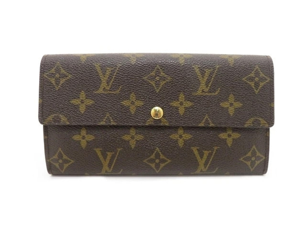 LOUIS VUITTON Wallet Portefeuille Sarah Monogram